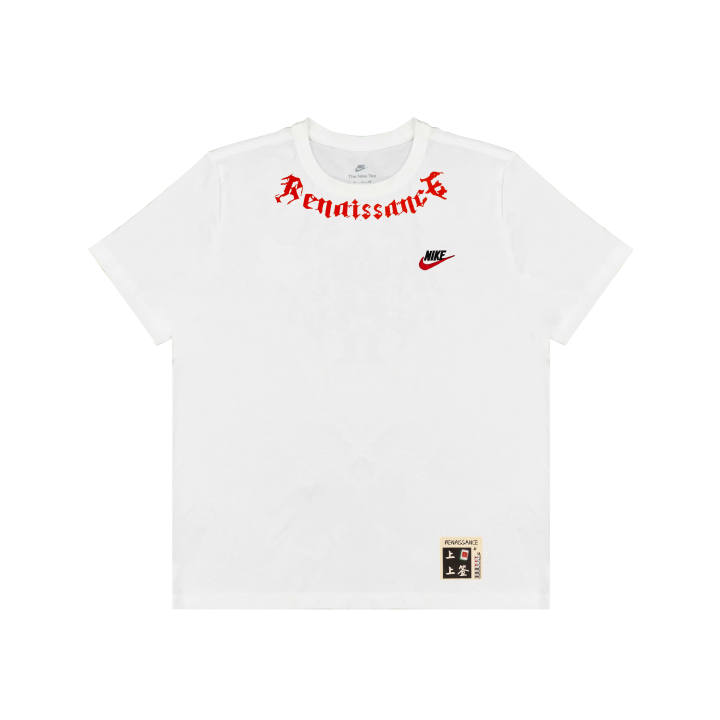 Nike Nike Swoosh T Shirts Unisex White Crew Neck Moderate Straight Fit