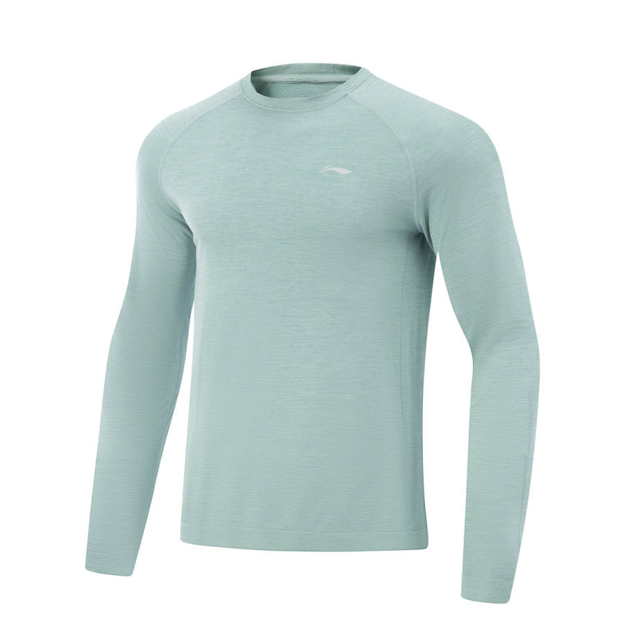 Li-Ning Li Ning Fitness Series T Shirt Men's Mystic Gray Green