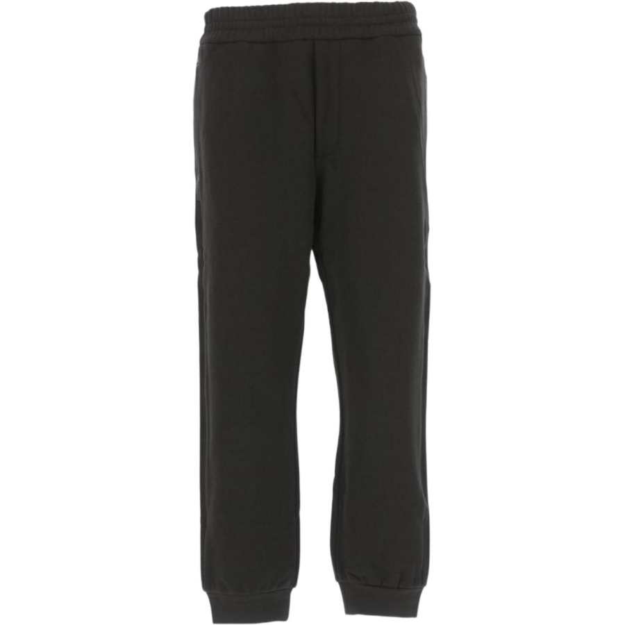 PRADA PRADA Casual Pants Men's Black Moderate Cuffed Pants