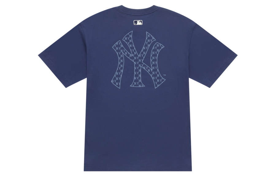 MLB MLB MONOGRAM SS25 T Shirt Unisex Navy Blue