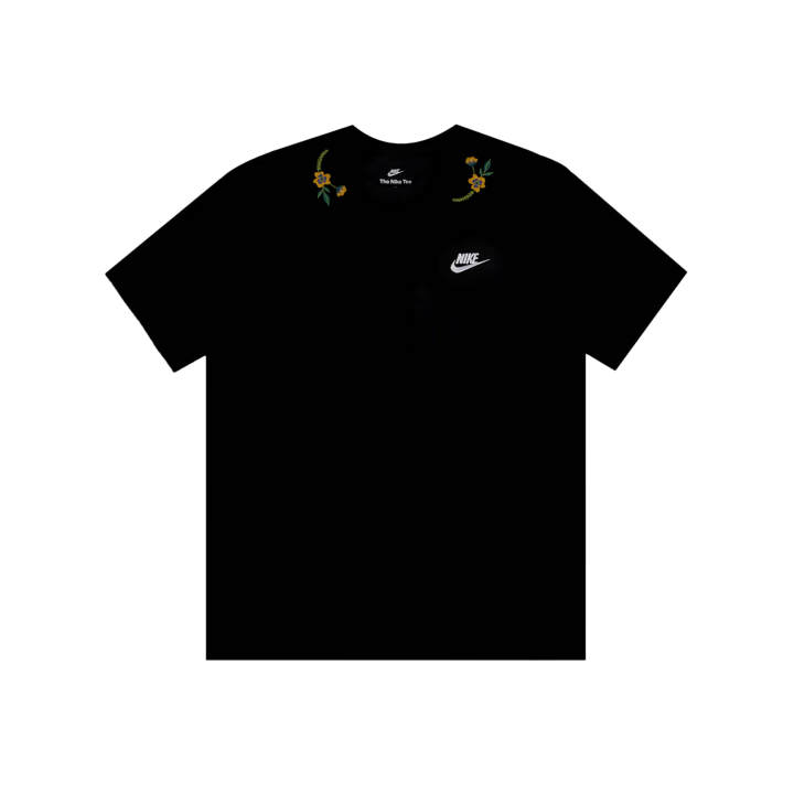 Nike Nike Swoosh T Shirts Men's Black Crew Neck Moderate