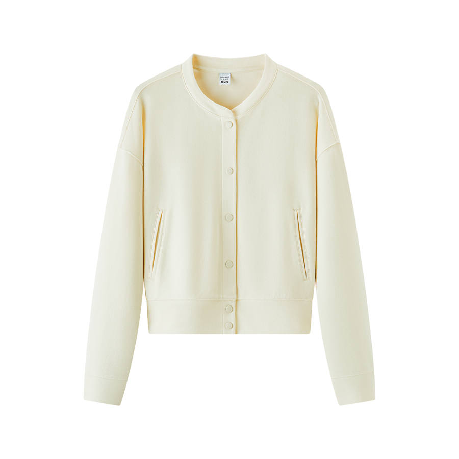 Semir Cropped Coats Women's Crew Neck Moderate