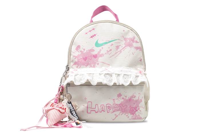 Nike Nike Polyester Backpack Regular Women's White Pink
