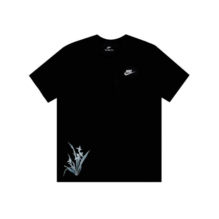 Nike Nike T Shirts Men's Black Crew Neck Moderate Straight Fit