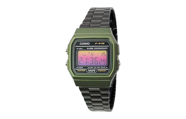 CASIO CASIO Custom Collection Quartz Movement Stainless Steel Strap Watch Men's Watches Black Dial