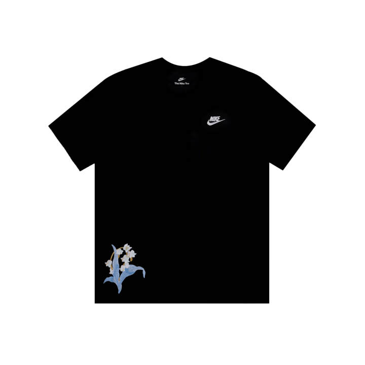 Nike Nike T Shirts Men's Black Crew Neck Moderate Straight Fit