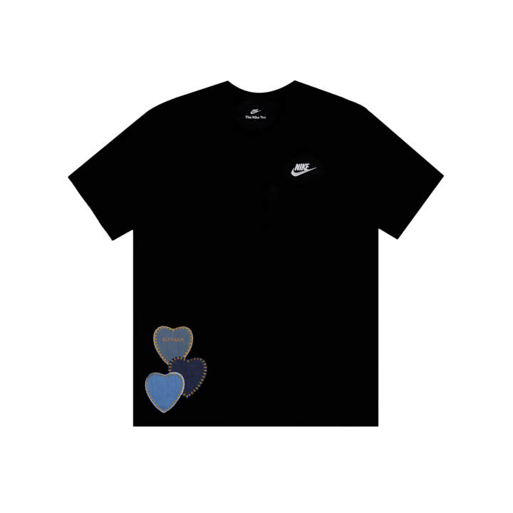 Nike Nike T Shirts Men's Black Crew Neck Moderate Straight Fit