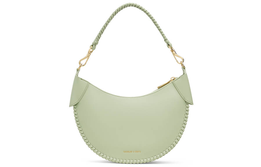 CHARLES&KEITH Pu Shoulder Bag Medium Women's Matcha Green