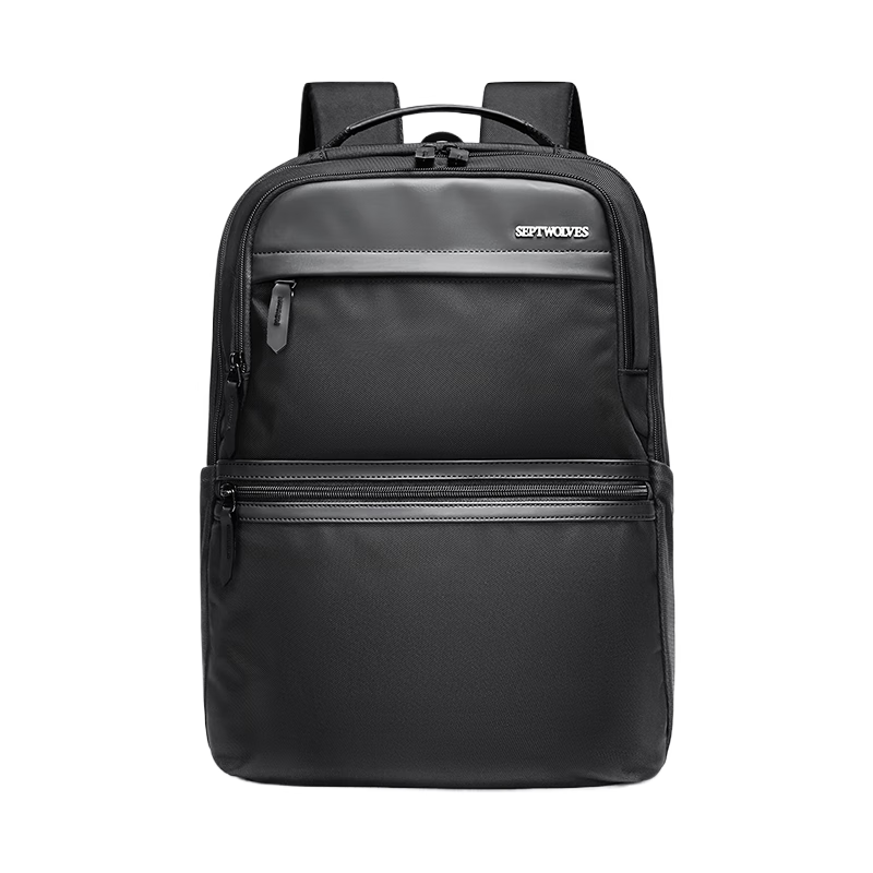 SEPTWOLVES SEPTWOLVES Fabric Backpack Large Men's Black