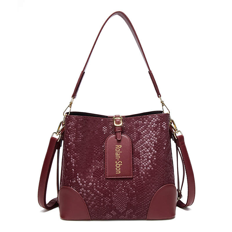 PAYOT Synthetic Leather Crossbody Bag, Shoulder Bag Women's Burgundy
