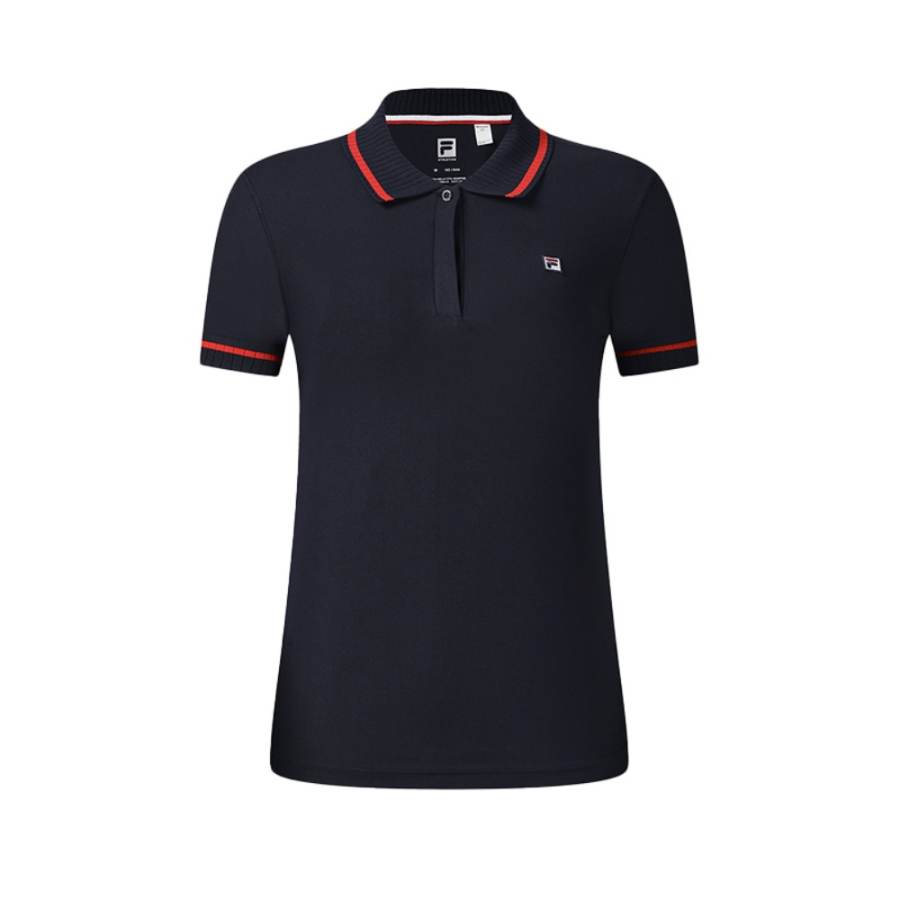 FILA Tennis Polo Shirt Women's RD Royal Blue