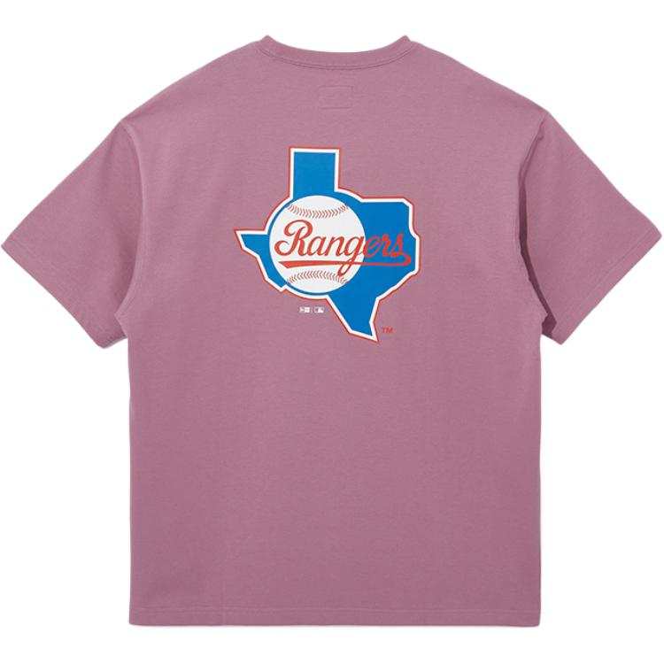 New Era T Shirts Unisex Pink Crew Neck