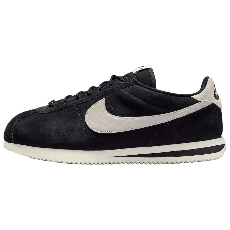 Nike Nike Cortez Abrasion Resistant Abrasion Resistant Low top Casual Running Shoes Unisex Black Beige