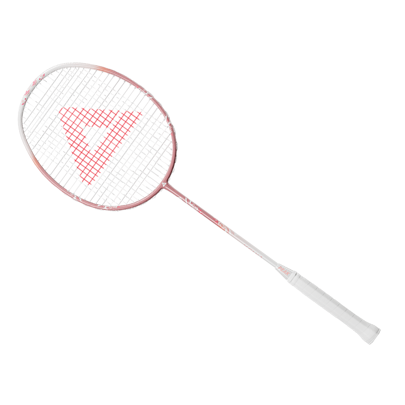 PEAK Full Carbon Badminton Rackets Control Type All around Defense Entry level 675mm Unisex 5U/G5 Stardust Pink