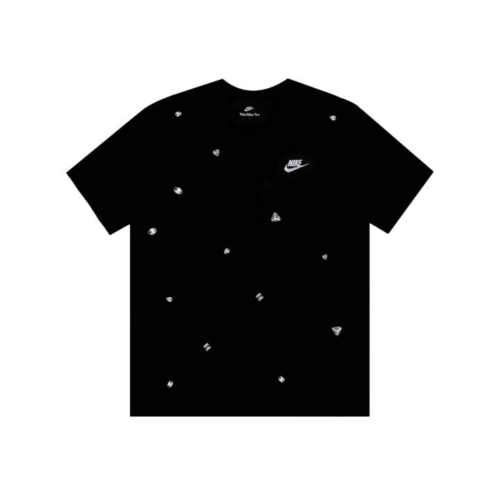 Nike Nike Swoosh T Shirts Men's Black Crew Neck Moderate
