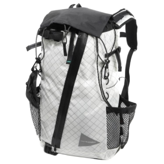 And Wander Polyester Backpack Regular Unisex White