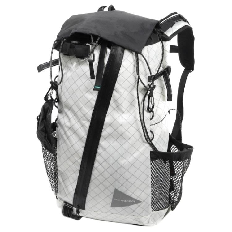 And Wander And Wander Polyester Backpack Regular Unisex White