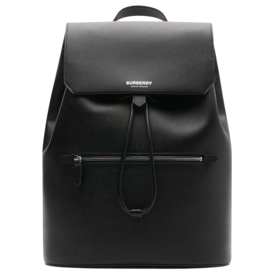 Burberry Burberry Leather Backpack Men's Black