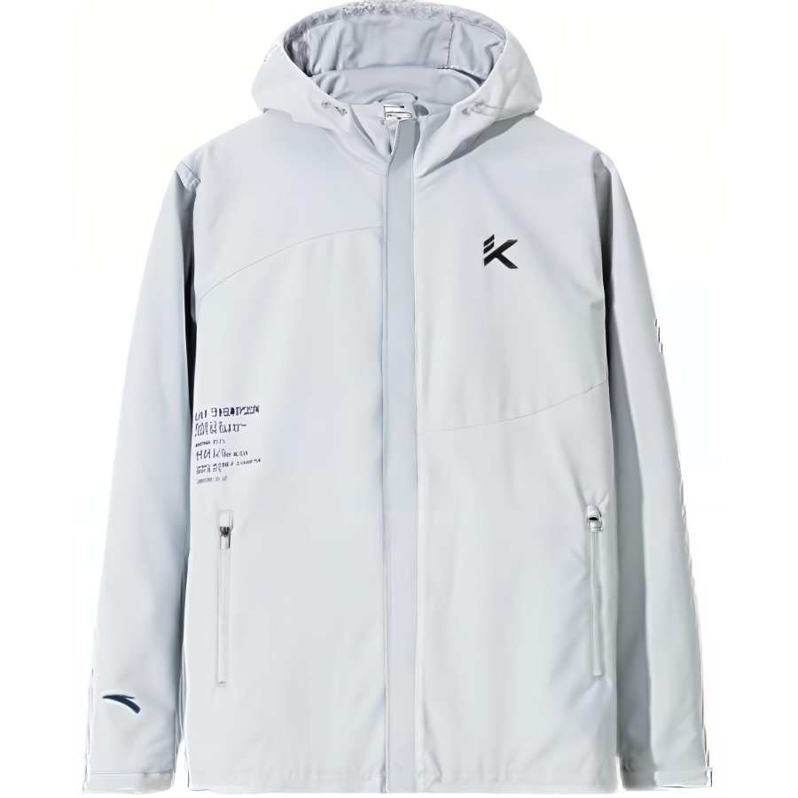 Anta Basketball Collection Trench Coat Men's Cloud Gray