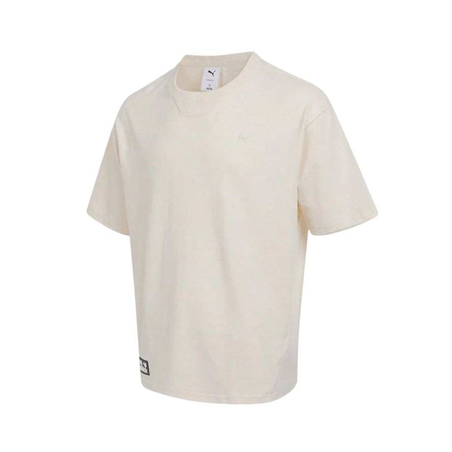 PUMA PUMA Select T Shirts Unisex Light Umber Crew Neck Moderate