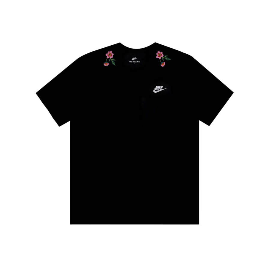 Nike Nike Swoosh T Shirts Men's Black Crew Neck Moderate