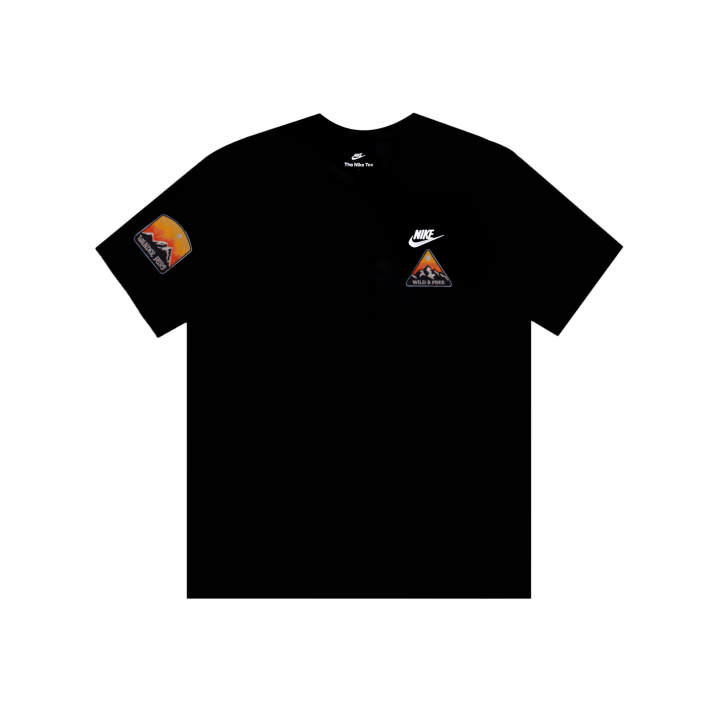 Nike Nike T Shirts Men's Black Crew Neck Moderate