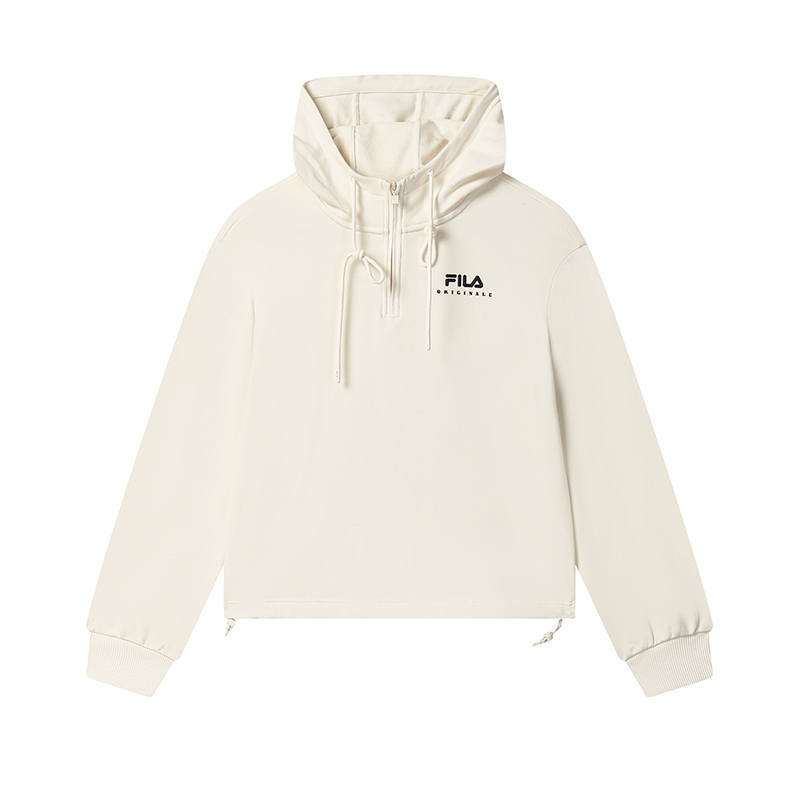 FILA ORIGINALE Sweatshirt Women's Pudding Milk White