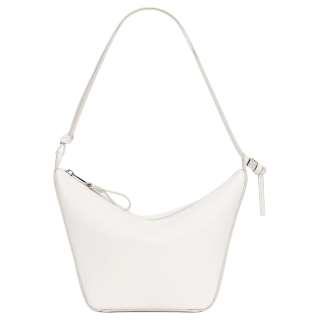 LOEWE Hammock Hobo Cow Leather Hobo Bag, Handbag, Shoulder Bag Mini Women's White