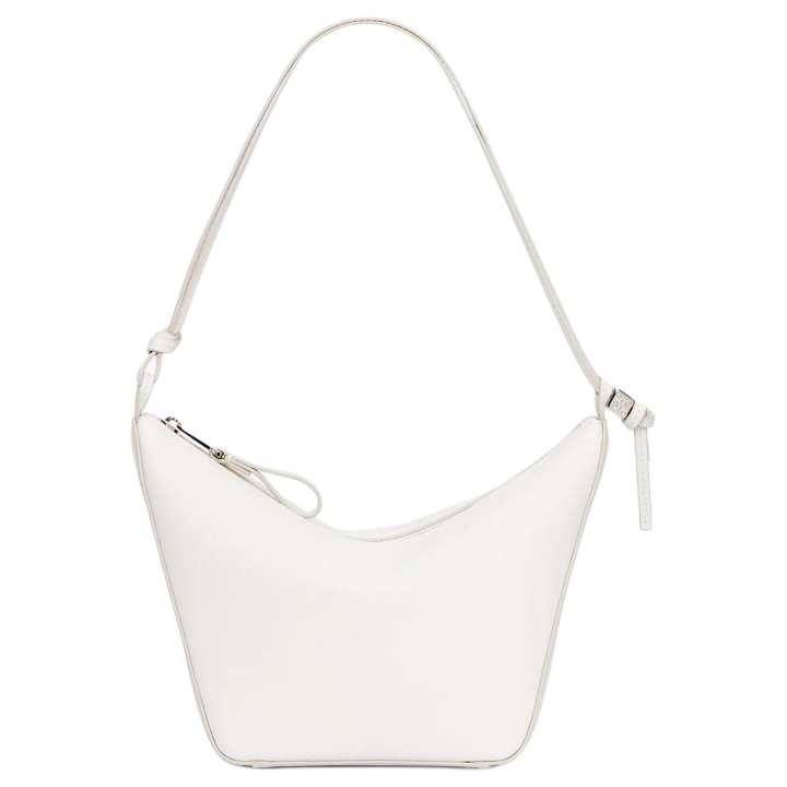 LOEWE LOEWE Hammock Hobo Cow Leather Hobo Bag, Handbag, Shoulder Bag Mini Women's White