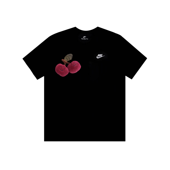 Nike Nike T Shirts Men's Black Crew Neck Moderate Straight Fit