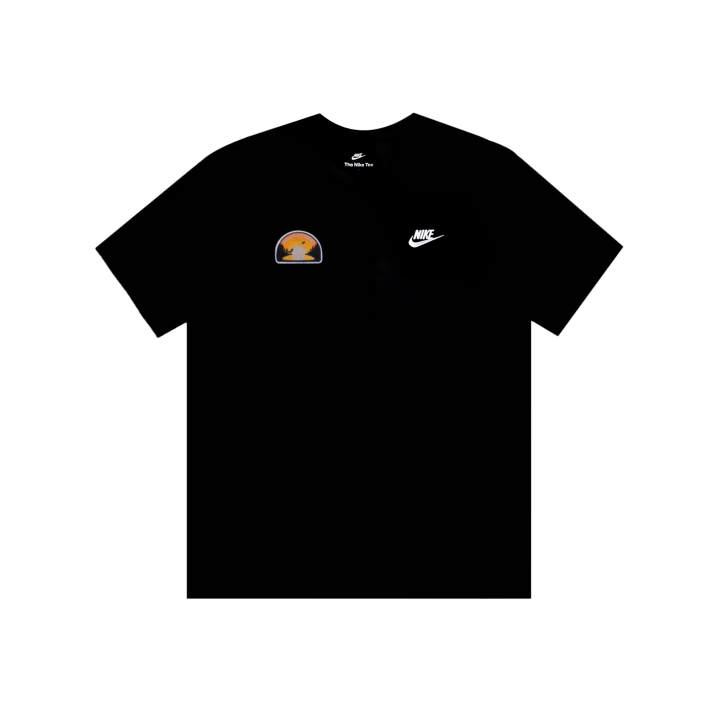 Nike Nike Swoosh T Shirts Men's Black Crew Neck Moderate