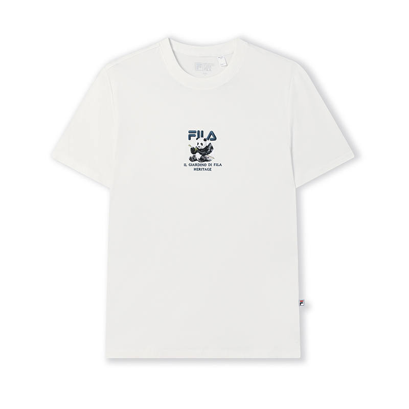 FILA Heritage T Shirt Men's Cloud White