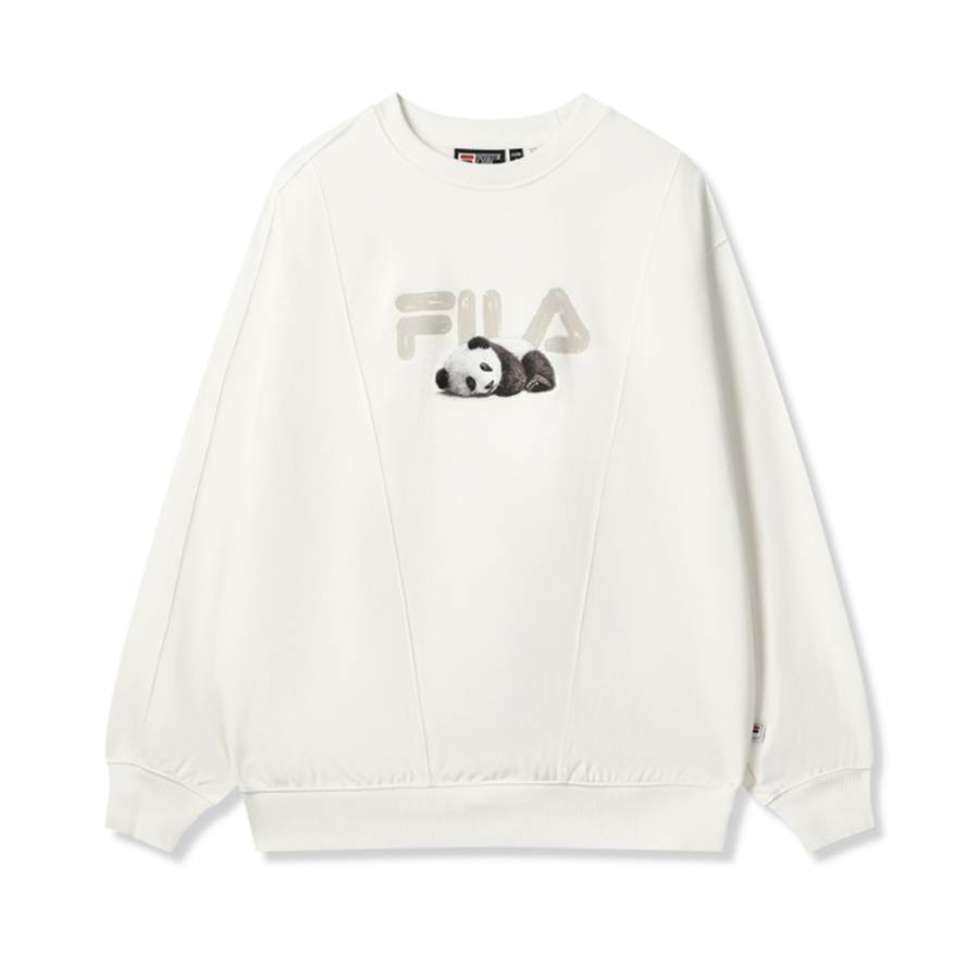 FILA FILA Heritage Sweatshirt Unisex Cloud White