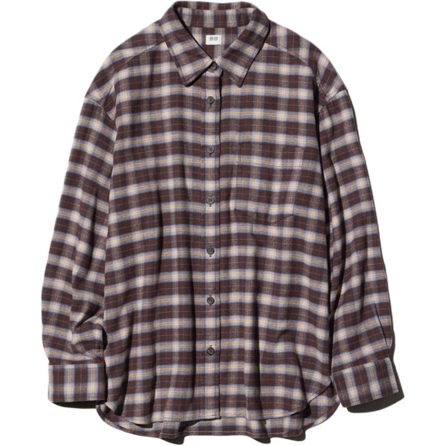UNIQLO Shirts Women's Chestnut Lapel