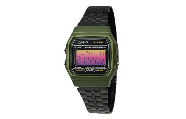CASIO CASIO Custom Collection Quartz Movement Stainless Steel Strap Watch Men's Watches Black Dial