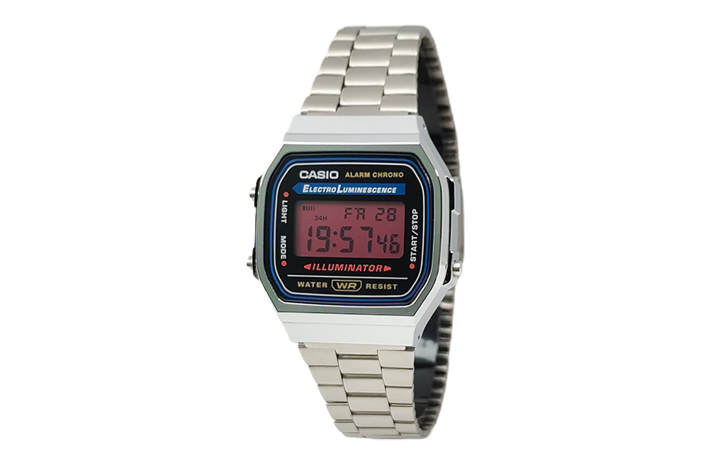 CASIO CASIO Custom Collection Quartz Movement Stainless Steel Strap Watch Men's Watches Black Dial