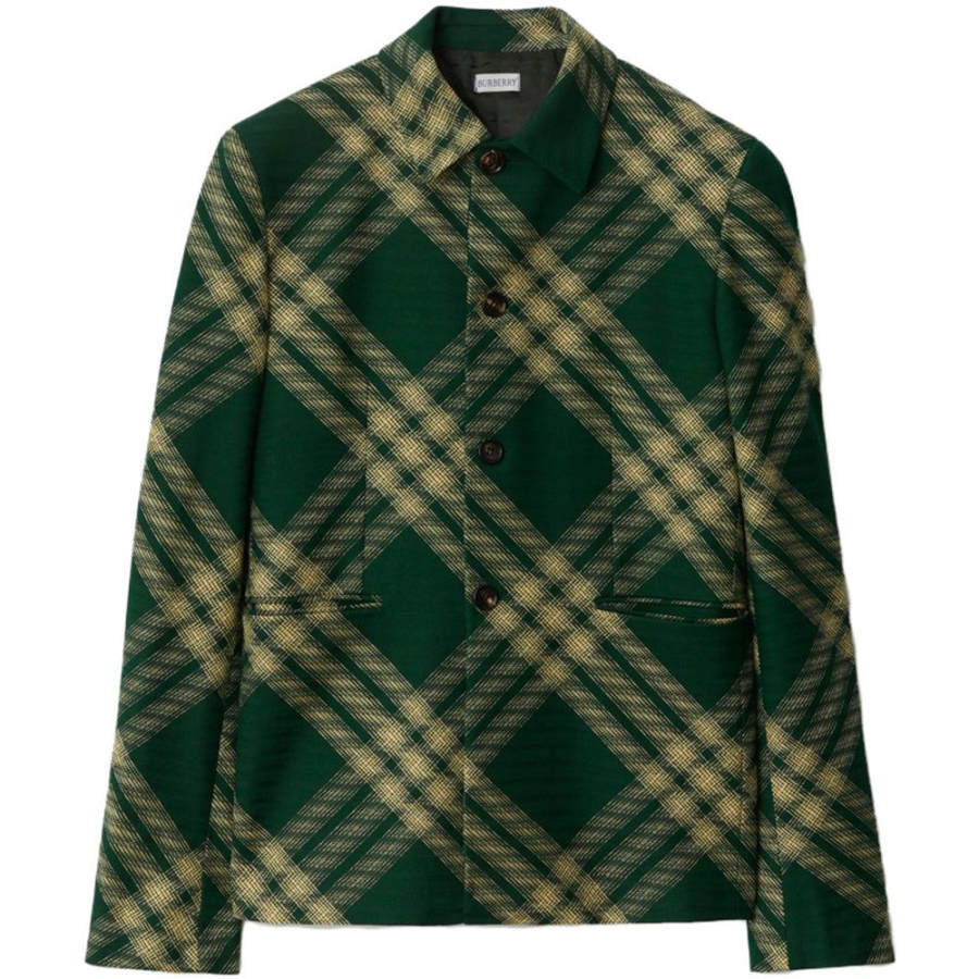 Burberry Burberry Check pattern Buttoned Blazer
