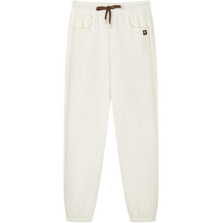 Teenie Weenie Knitted Sweatpants Women's Ivory