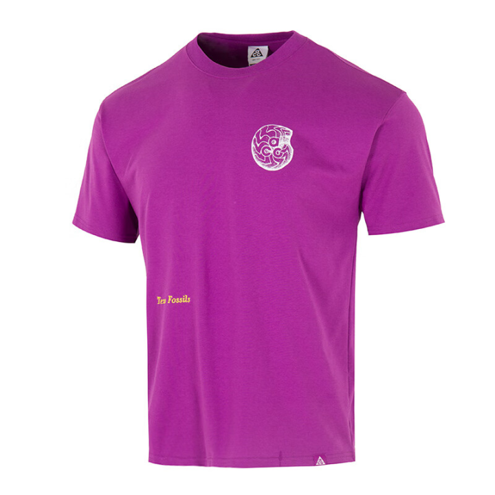 Nike Nike T Shirts Men's Purple Crew Neck Moderate