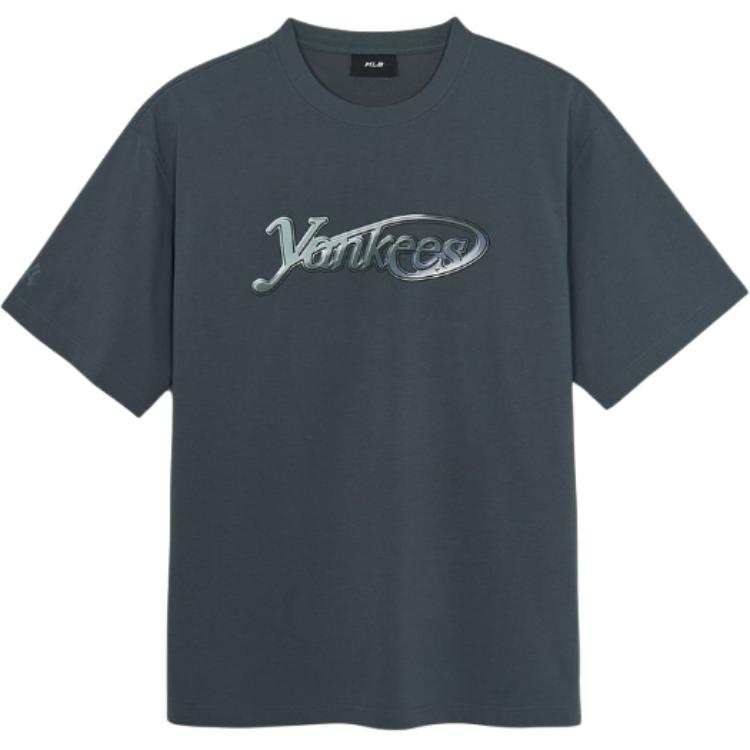 MLB MLB New York Yankees Basic Collection SS25 T Shirt Unisex Gray Blue