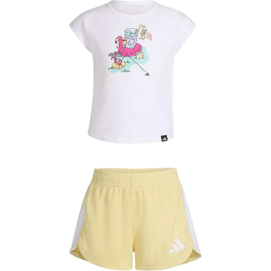 Adidas Adidas Casual Sportswear 2 Piece Set Children Aged 3 7 Years Old