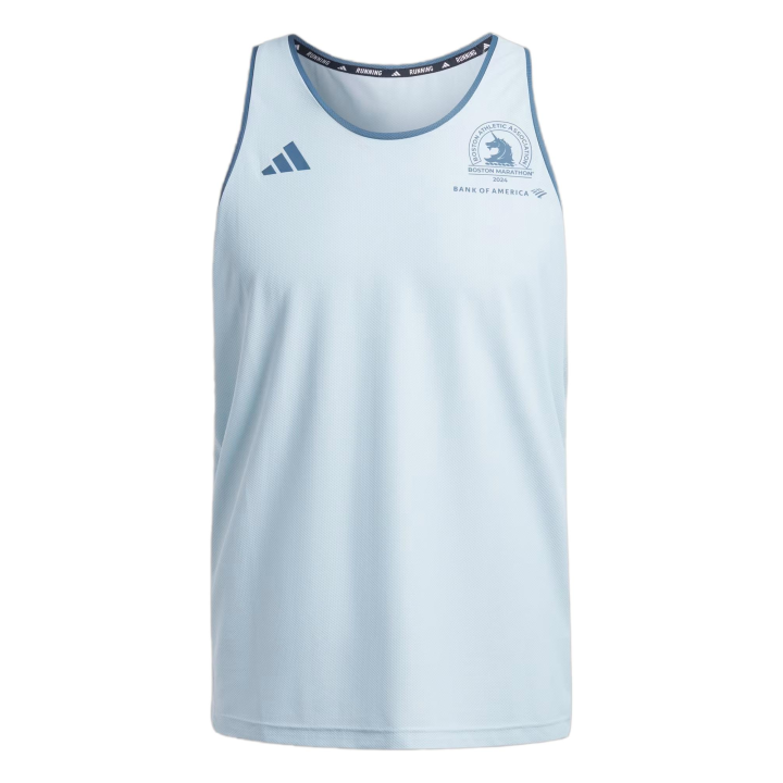 Adidas Adidas Boston Marathon Running Tank Top Men's Blue