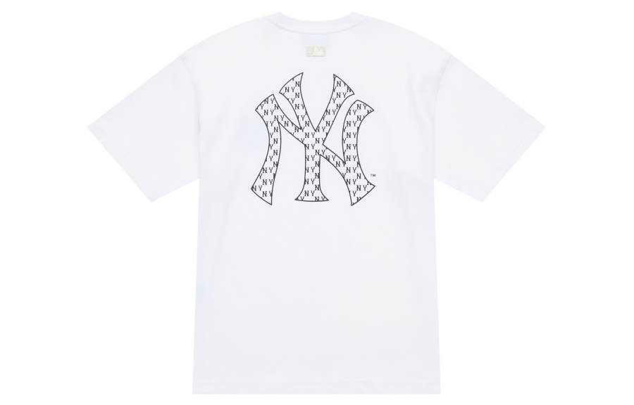 MLB MLB MONOGRAM SS25 T Shirt Unisex White