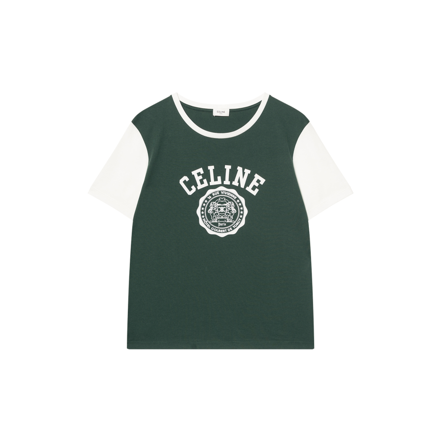 CELINE CELINE Logo Printed Crewneck T Shirt