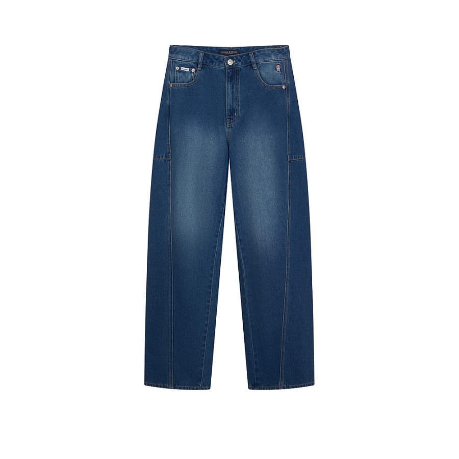 Teenie Weenie Jeans Women's Blue Moderate Straight Fit Pants