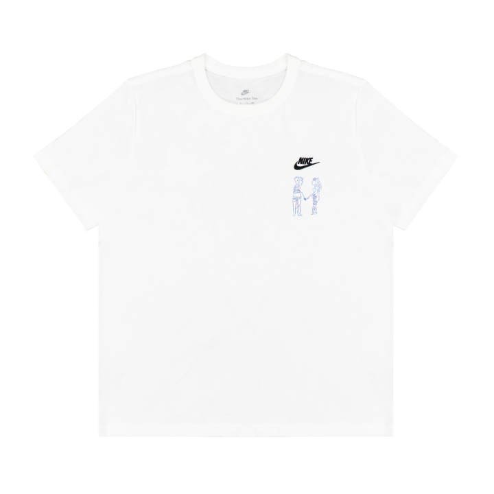Nike Nike T Shirts Unisex White Crew Neck Moderate Straight Fit