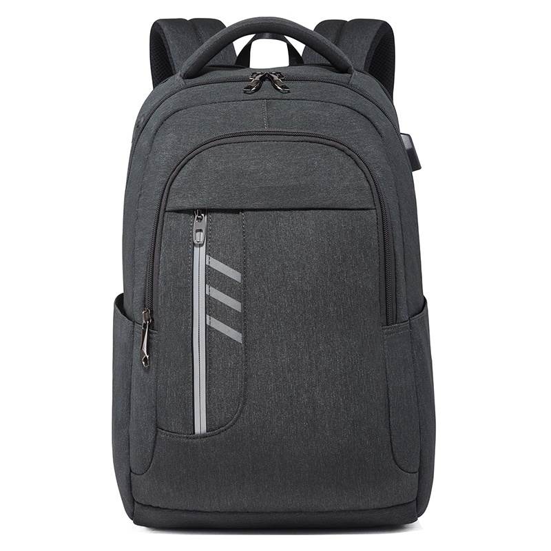 LAORENTOU LAORENTOU Fabric Backpack Regular Men's Black Gray