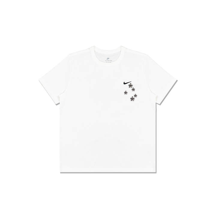 Nike Nike T Shirts Men's White Crew Neck Straight Fit