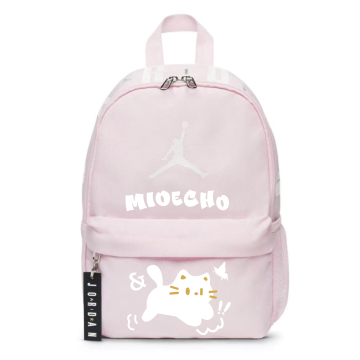 Jordan Jordan Polyester Backpack Unisex Pink