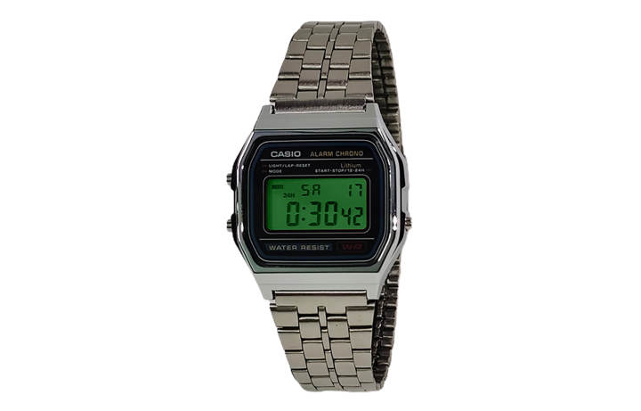 CASIO CASIO Custom Collection Quartz Movement Stainless Steel Strap Watch Men's Watches Black Dial